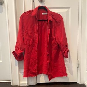Zara cardigan red